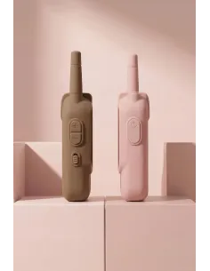 KidTooki Video Walkie Talkie Pink&Brown KidLupe 2