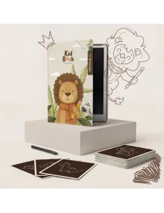 Kidbook Tablet Graficzny z kartami pracy do rysowania Beige Safari KidLupe