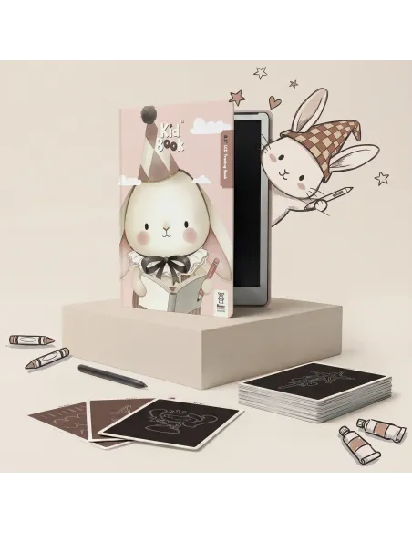 Kidbook Tablet Graficzny z kartami pracy do rysowania Rabbit KidLupe