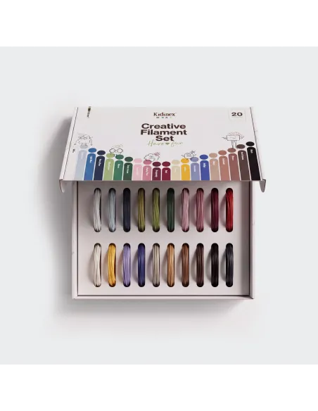 Dodatkowy Filament 20 kolorów KIDINEX