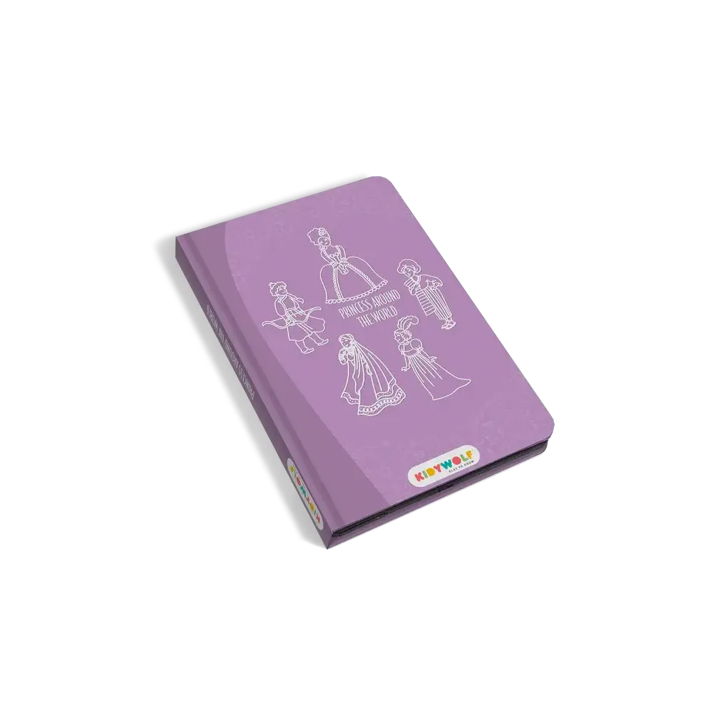 Tablet graficzny z szablonami do rysowania KIDYDRAW MINI Princess KIDYWOLF