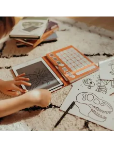 Tablet graficzny z szablonami do rysowania KIDYDRAW MINI dinozaury KIDYWOLF 2