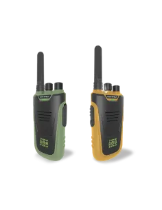 Zestaw krótkofalówek Walkie Talkie zielono-pomarańczowe KIDYWOLF