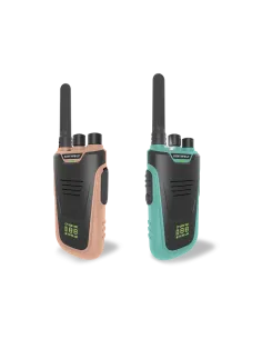 Zestaw krótkofalówek Walkie Talkie KIDYTALK różowo-niebieskie KIDYWOLF