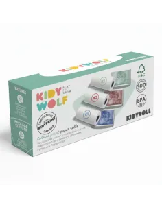 Kolorowe rolki papieru termicznego samoprzylepnego do aparatu KIDYROLL KIDYWOLF