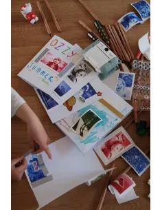 Kolorowe rolki papieru termicznego samoprzylepnego do aparatu KIDYROLL KIDYWOLF 2
