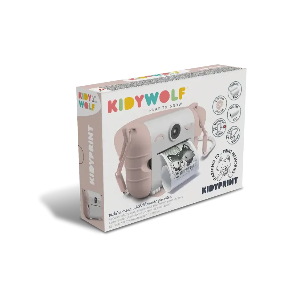 Aparat fotograficzny z funkcją drukarkowania KIDYPRINT różowy KIDYWOLF