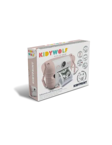 Aparat fotograficzny z funkcją drukarkowania KIDYPRINT różowy KIDYWOLF