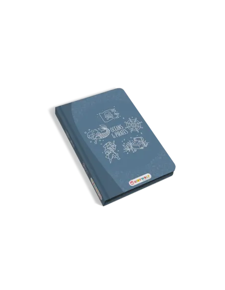Tablet graficzny z szablonami do rysowania KIDYDRAW MINI OCEAN KIDYWOLF