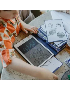 Tablet graficzny z szablonami do rysowania KIDYDRAW MINI GALAXY KIDYWOLF 2