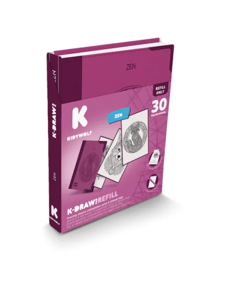 Wkłady uzupełniające REFIL KIDYDRAW PAD 10+ Zen KIDYWOLF