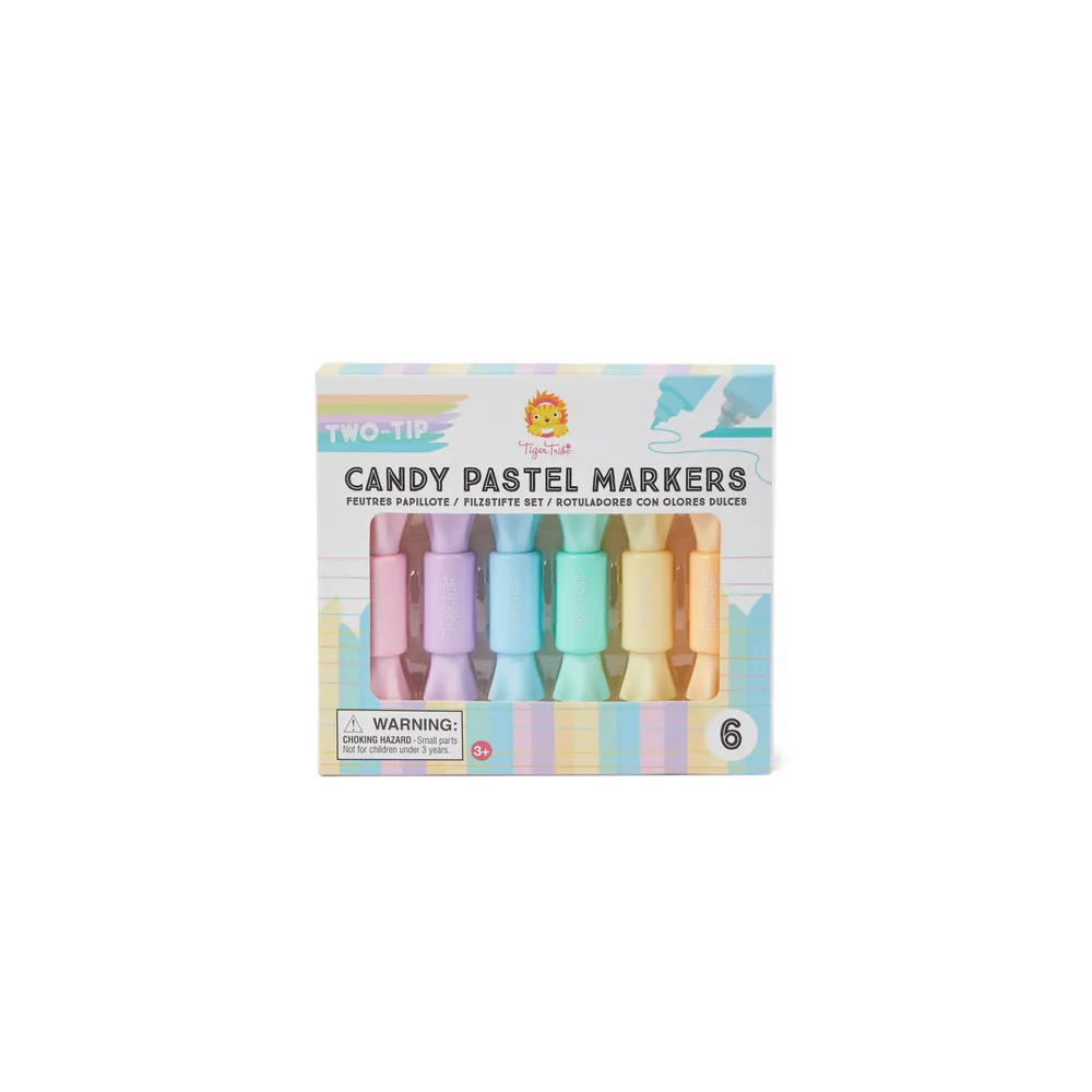 Cukierkowe Flamastry Pastelowe Tiger Tribe