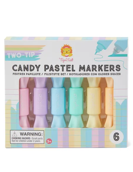 Cukierkowe Flamastry Pastelowe Tiger Tribe