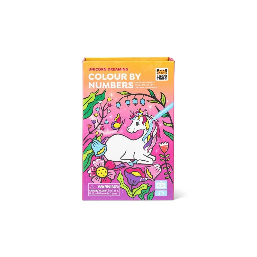 Kolorowanie po Numerach Jednorożce Tiger Tribe