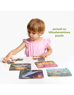 Puzzle Fantastyczne Dinozaury 3+ CzuCzu 2