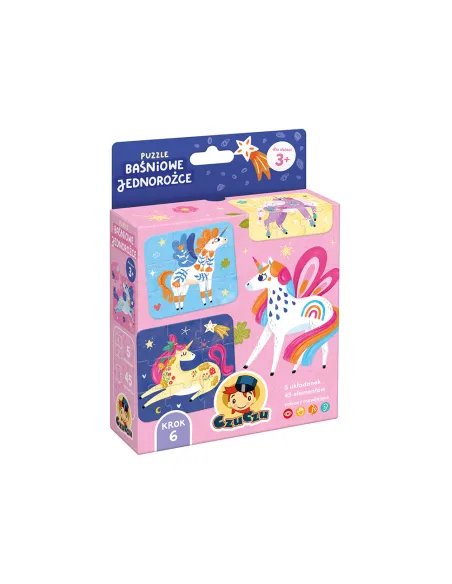 Puzzle Baśniowe Jednorożce 3+ Czuczu
