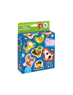 Puzzle do pary Moje Zwierzątka 18m+ CzuCzu
