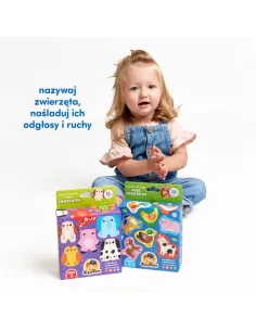 Puzzle do pary Moje Zwierzątka 18m+ CzuCzu 2