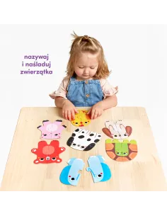 Moje pierwsze puzzle Zwierzątka 15M+ CzuCzu 2