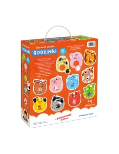 Pierwsze puzzle Rodzinki 15m+ CzuCzu 2