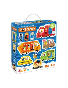 Pierwsze puzzle Pojazdy 2+ Czuczu