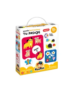Puzzle kontrastowe Tu pasuje 15m+ CzuCzu