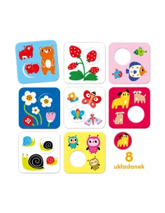 Puzzle kontrastowe Tu pasuje 15m+ CzuCzu 2