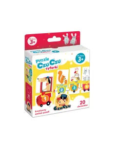 Puzzle cyferki 3+ CzuCzu
