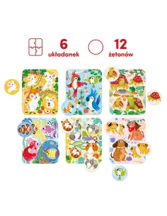 Puzzle Myszka i przyjaciele 2+ CzuCzu 2