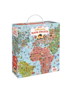 Puzzle odkrywcy Mapa świata 7+ CzuCzu