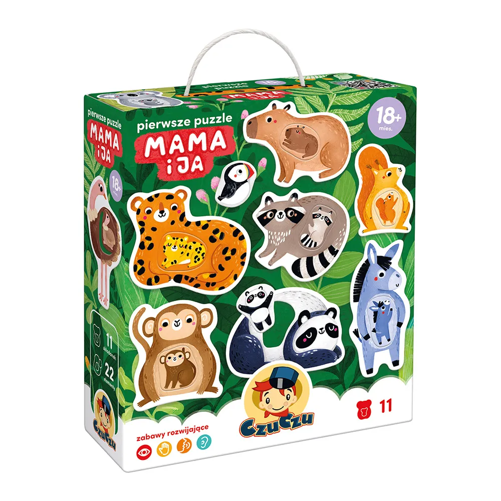 Pierwsze puzzle Mama i ja 18m+ CzuCzu