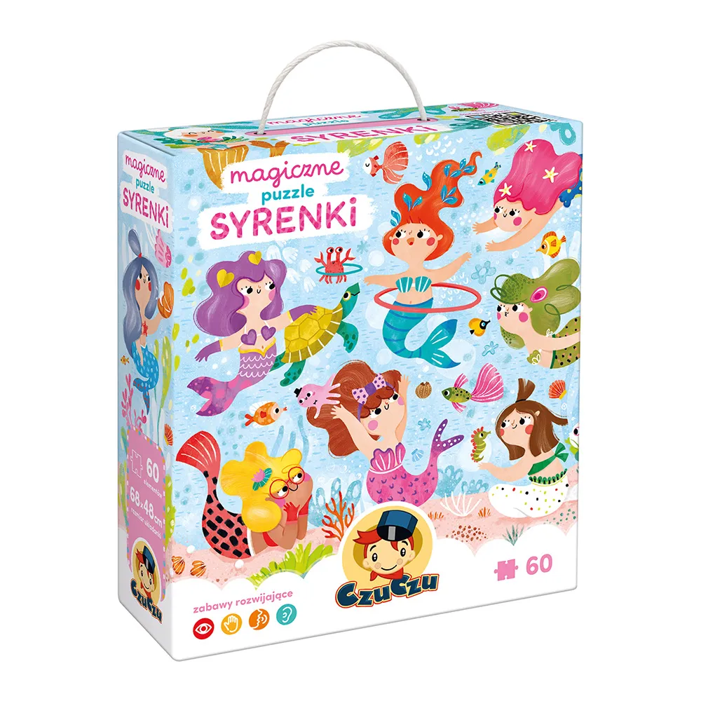 Magiczne puzzle Syrenki 4+ CzuCzu