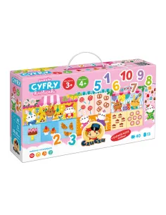 Puzzle Cyfry Króliczki 3+ CzuCzu