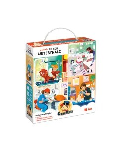 Puzzle Co robi Weterynarz 4+ CzuCzu
