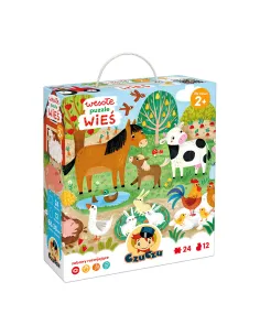 Wesołe puzzle Wieś 2+ CzuCzu