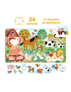 Wesołe puzzle Wieś 2+ CzuCzu 2