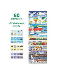Puzzle Tak działa Transport 4+ CzuCzu 2