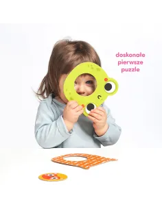 Moje puzzle z dziurką Zwierzątka 12m+ CzuCzu 2