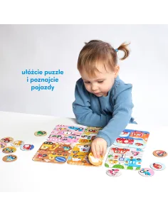 CzuCzu Puzzle Pojazdy małe i duże 2+ 2