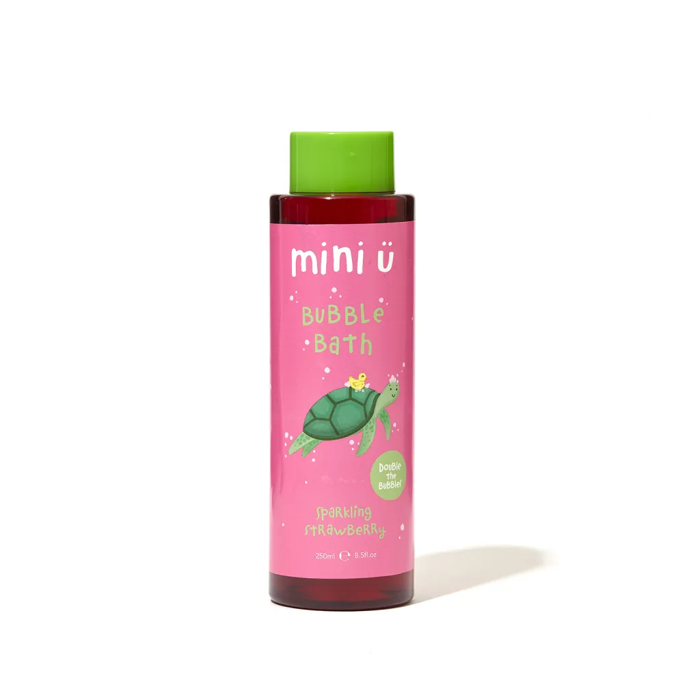 Płyn do Kąpieli Naturalny Bąbelkowy Truskawka MINI U
