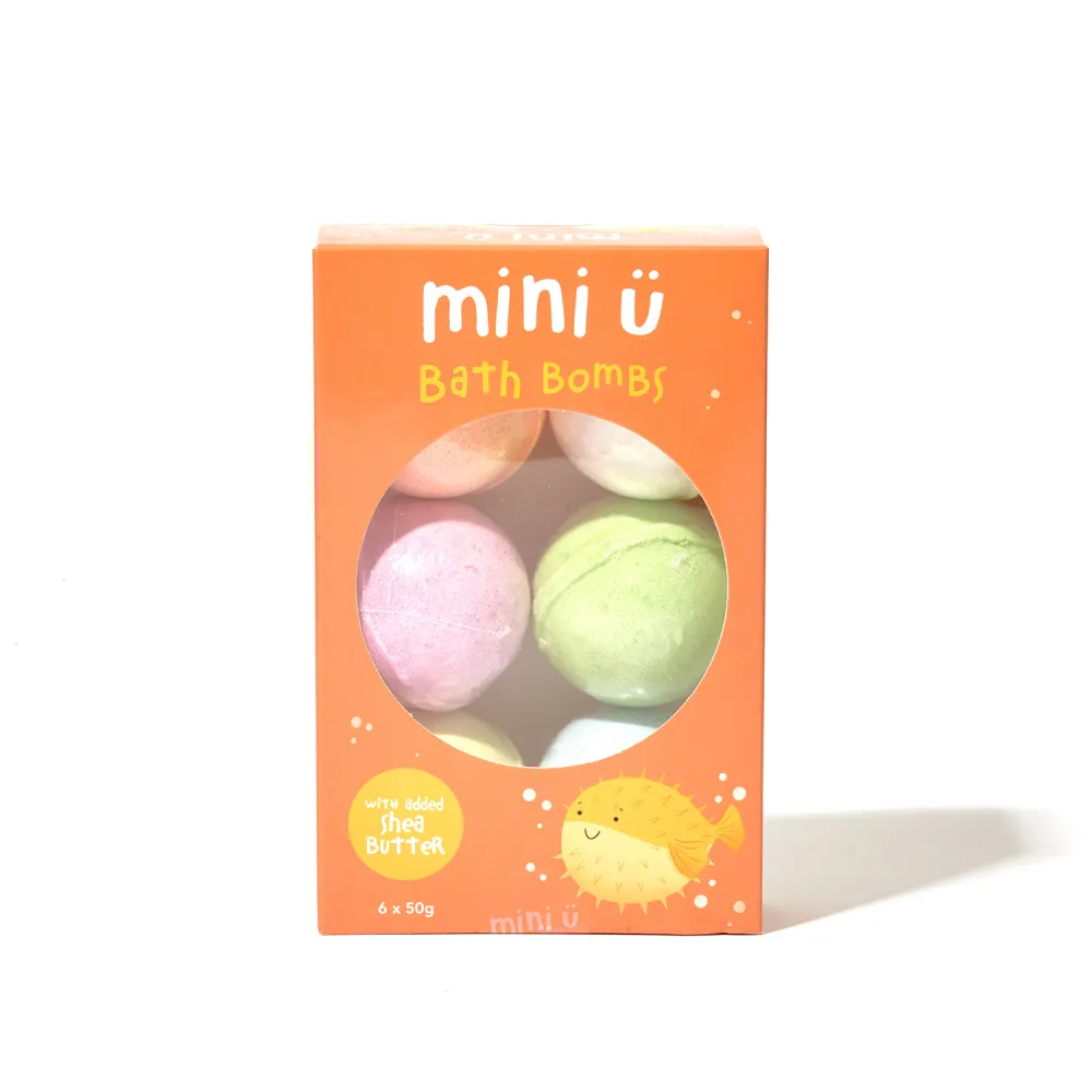 Zestaw 6 musujących kul do kąpieli MINI U