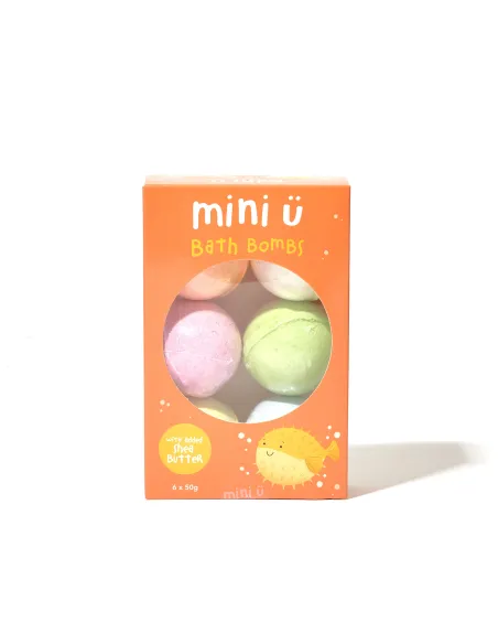 Zestaw 6 musujących kul do kąpieli MINI U