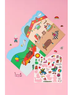 Naklejki Wielokrotnego Użytku Sticker Stories Puquu 2
