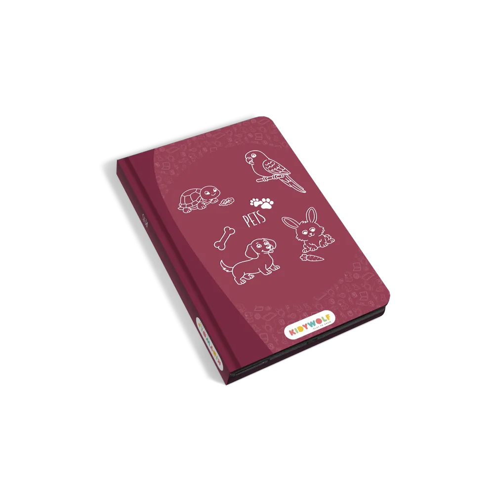 Tablet graficzny z szablonami do rysowania KIDYDRAW-MINI Pets Kidywolf
