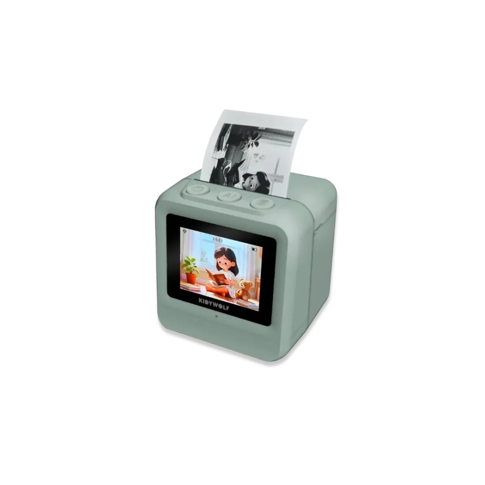 Drukarka dla dzieci tworząca kolorowanki z głosu KIDYPRINTER-AI Kidywolf