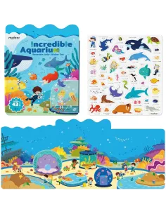 Żelowe naklejki wielorazowe mideer Aquarium Mideer 2
