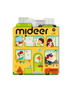 Żelowe naklejki wielorazowe Ulica Mideer