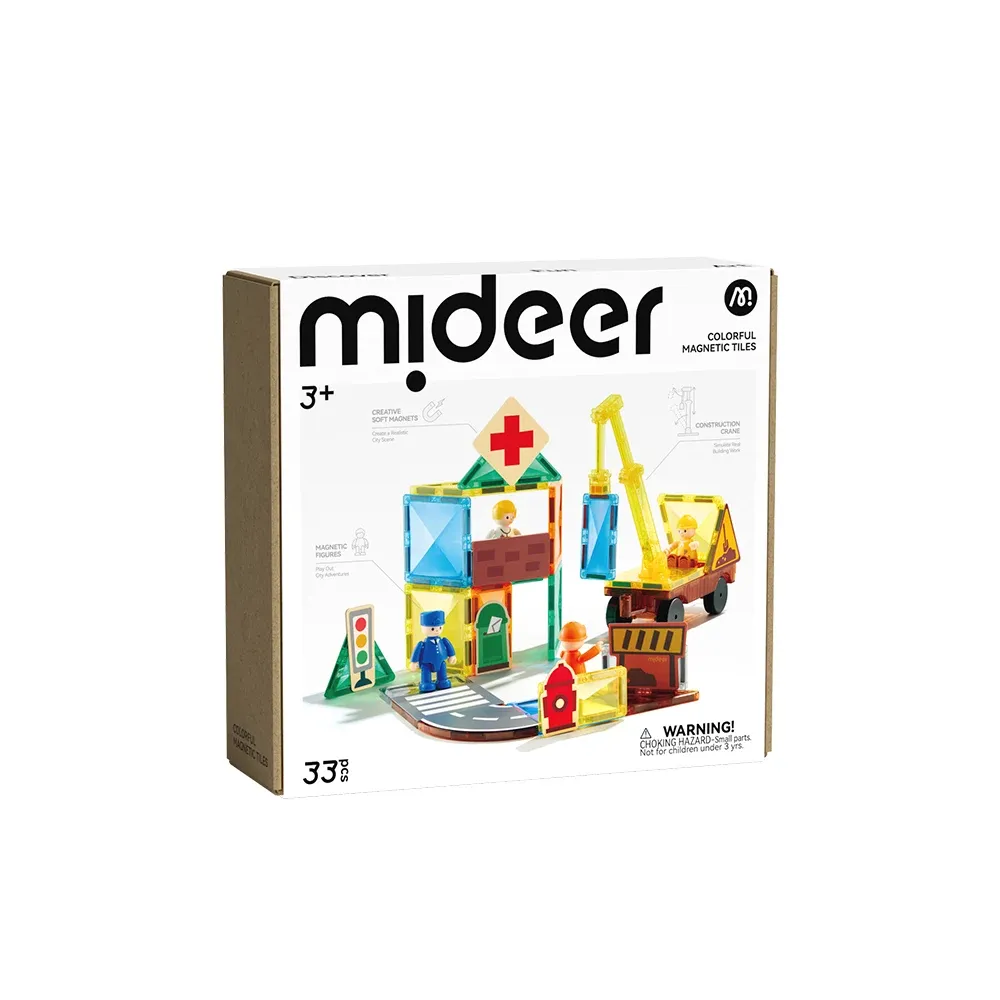 Klocki magnetyczne City Hero Squad Mideer