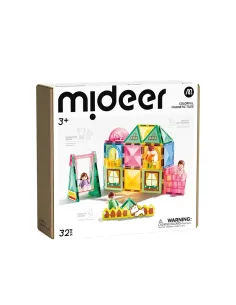 Klocki magnetyczne Rodzina 32 elementy Mideer