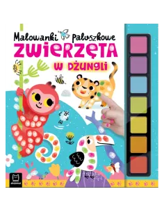 Malowanki paluszkowe Zwierzęta w dżungli Aksjomat